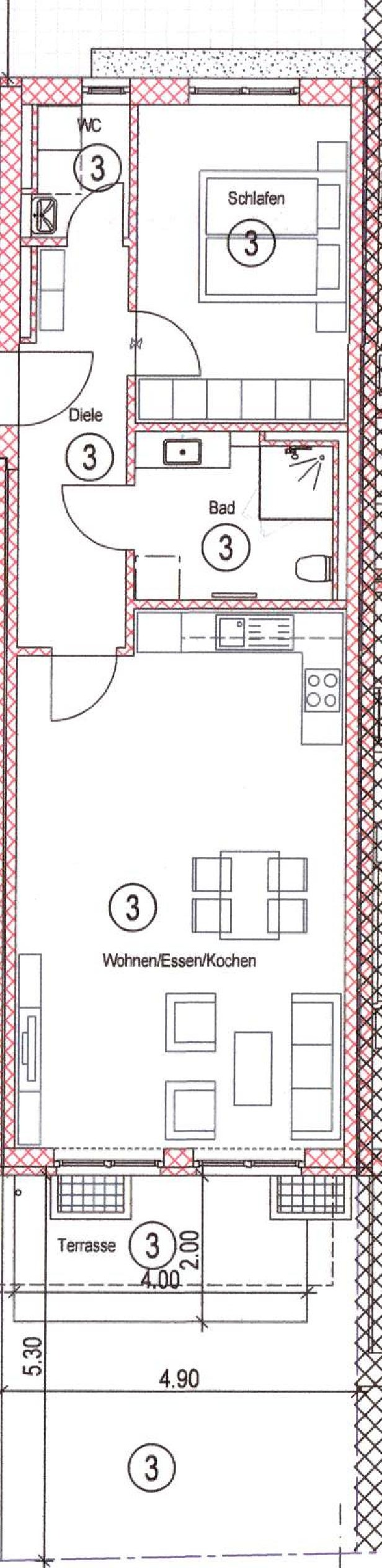 Grundriss EG W3