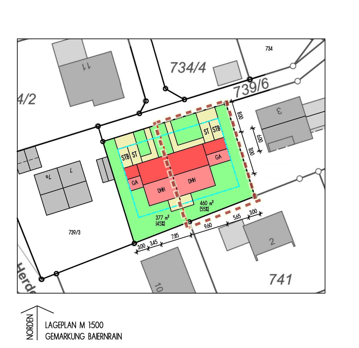 Variante Doppelhäuser