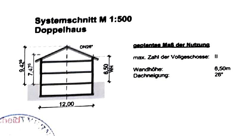 Vorbescheid Plan