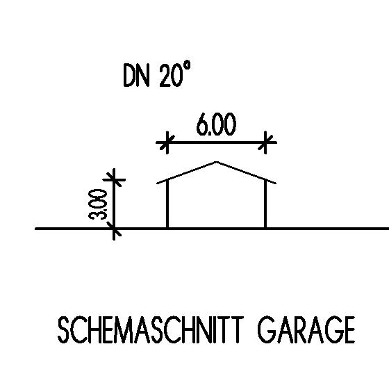 Schnitt Garage