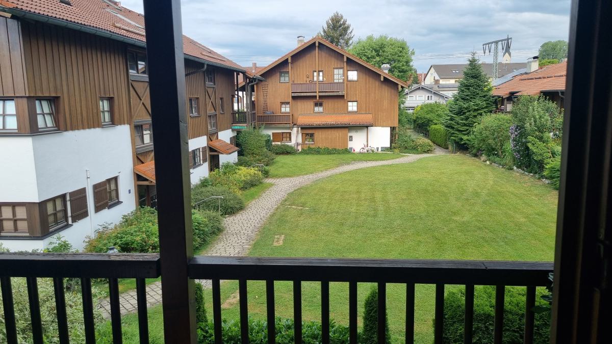 Ausblick in den Innenhof