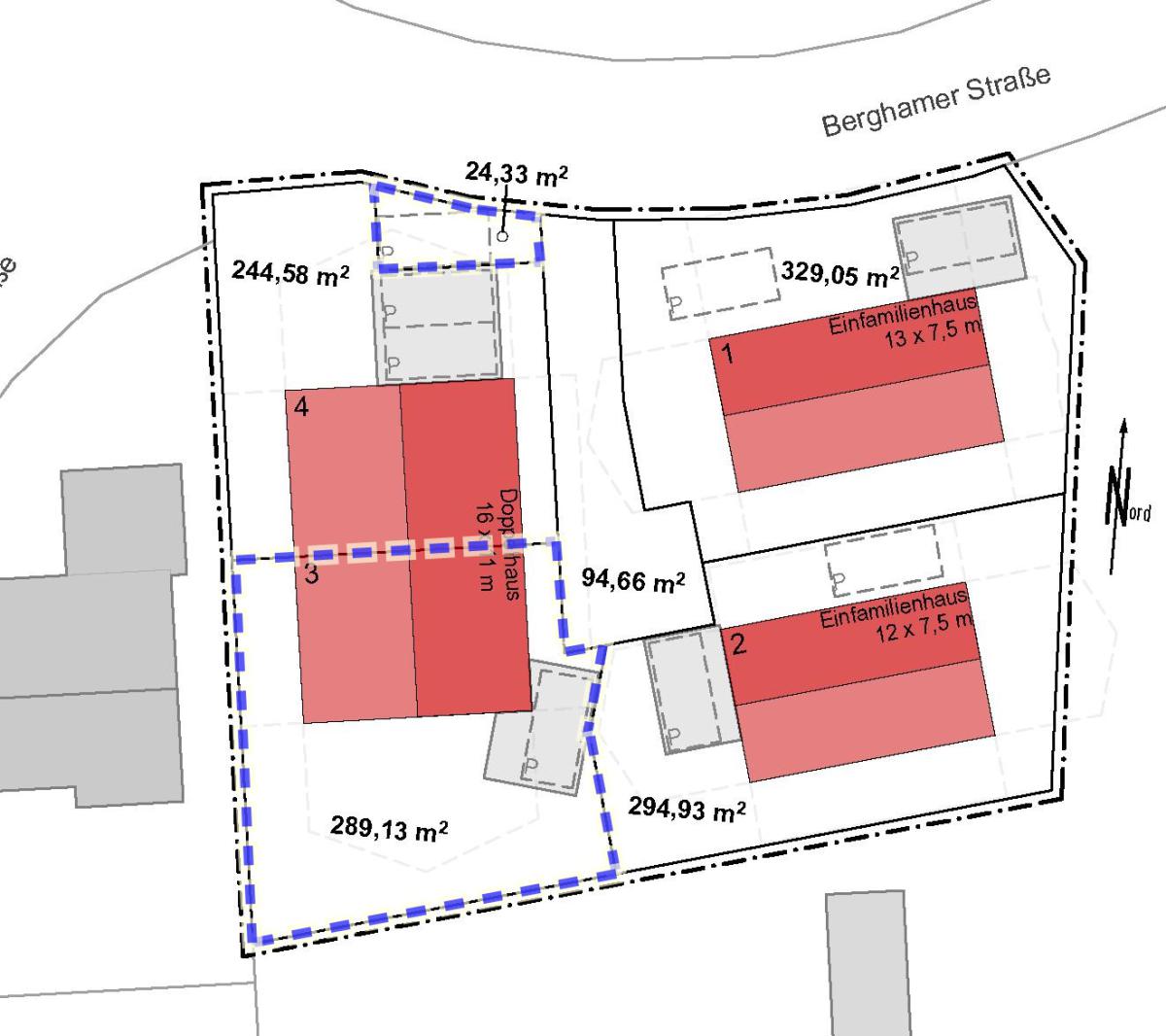 Baugrundstück DHH 3 