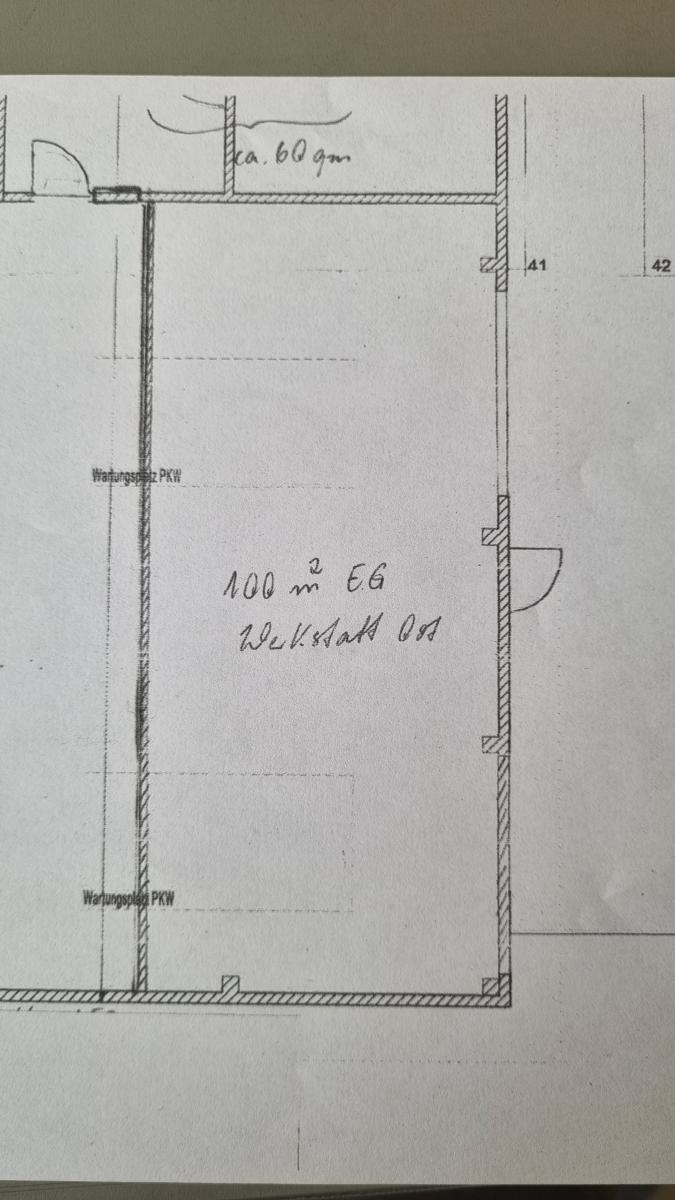 Werkstatt mit 100 qm