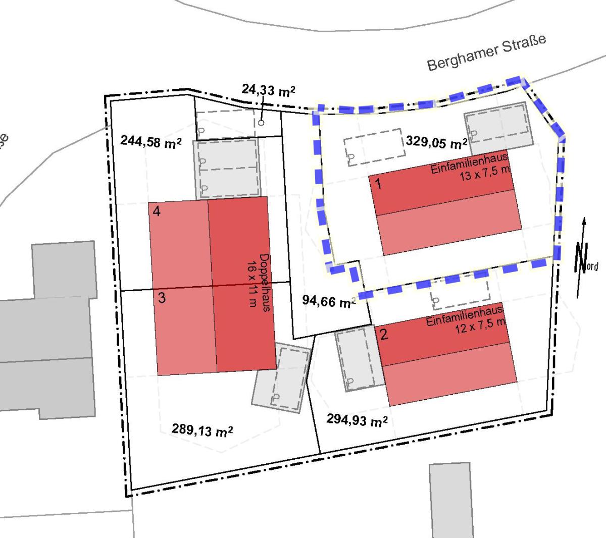Ruhiges Baugrundstück für ein Einfamilienhaus